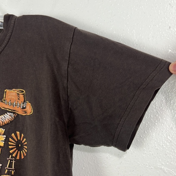 Gooses T-Shirts Boys 14 Brown Outback Australia Graphic Short Sleeve Cas… - Picture 6 of 9